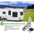 thumbnail image 6 of 2 Pack Cabinet Lock with Keys, 1-1/8” RV Storage Locks Keyed Alike, RV Locks for Storage Door, Camper Cabinet Toolbox RV Cam Locks with Manual, 6 of 9