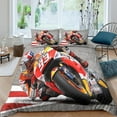 thumbnail image 2 of YingD American Flag Eagle Duvet Cover Set Wildlife Bedding Double Size, 2 of 5