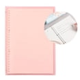 thumbnail image 2 of Transparent B5 Refillable Notebook 26 Rings/Holes Loose Leaf Binder Flexible Waterproof PP Cover 30 Sheets Ruled Lined Paper Refillable Binder for Office Home School Students Supplies, 2 of 9