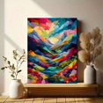thumbnail image 6 of UXIEQU Vibrant Mountain Landscape Canvas Print 15.75x11.81 Inches, 6 of 8