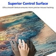 thumbnail image 3 of Heduofu Beach Sunset Mouse Pad,Cute Mouse pad,Custom Small Mouse Pads with Designs,Portable Office Non-Slip Rubber Base Wireless Mouse Pad for Laptop 31.5x11.8 in, 3 of 6