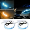 thumbnail image 2 of AQCW 2Pcs Car LED Headlight Strips Super Bright Flexible Waterproof Easy Installation LED Daytime Running Light Strips Universal Auto Accessories, 2 of 9