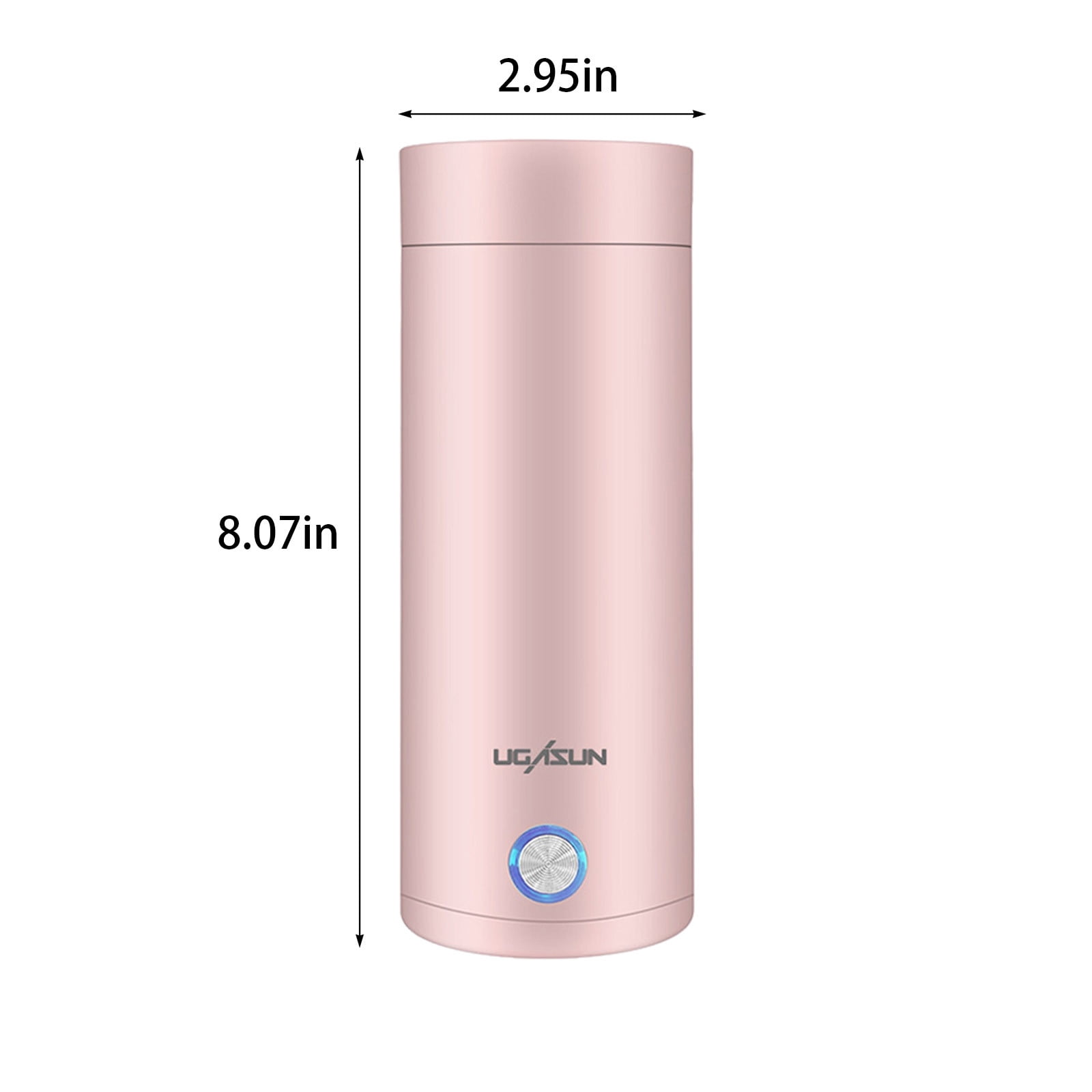 PATLOLAV Portable Mini Electric Kettle for Travel ,Small Electric Thermos Heating Cup or Bottle - Single Size Personal Tea Maker Quick Boiling Hot Water Boiler 400ml Electric Kettle