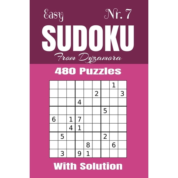 Easy Sudoku Nr.7: 480 puzzles with solution (Paperback)