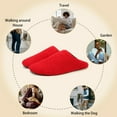 thumbnail image 7 of L-RUN Women Men Cozy Slippers Velvet Lining Indoor House Slippers, 7 of 7