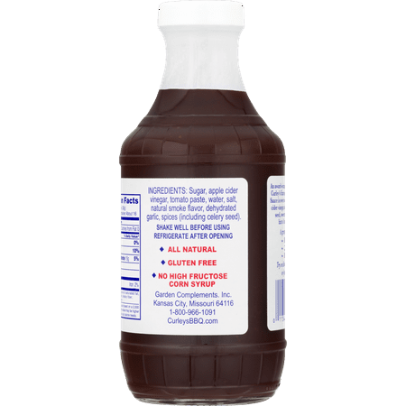 Curley's Famous Hickory BBQ Sauce 20 oz