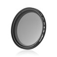 thumbnail image 1 of ZOMEI 49mm Ultra Slim Variable Fader ND2-400 Filtro ND de densidad neutra Ajustable ND2 ND4 ND8 ND16 ND32 a ND400 Reemplazo para lente Sony NEX 18-55mm ZOMEI Placa ND, 1 of 7