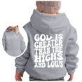 thumbnail image 5 of LUOGENLI Hoodies Girls Valentine's Day Hoodies Xs Boys and Girls Casual Loose Cute Print Long Sleeve Hoodie Sport St. Patrick's Day Hoodies for Girls 12-14 Kids Grey 11-12 Years, 5 of 5
