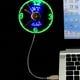 thumbnail image 4 of EeaseMX 1 mini ventilador portátil con reloj y pantalla de tiempo, USB, para el hogar., 4 of 7