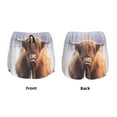 thumbnail image 3 of Salouo Cow Print Women's 2 in 1 Running Shorts Double-Layer Shorts Athletic Workout Gym Yoga Shorts Running Shorts for Women-Small, 3 of 7