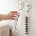 thumbnail image 3 of U-shape Design Bending Bathtubs Brush Curved Double Side Stains Scrub Brush for Bathroom, 3 of 5