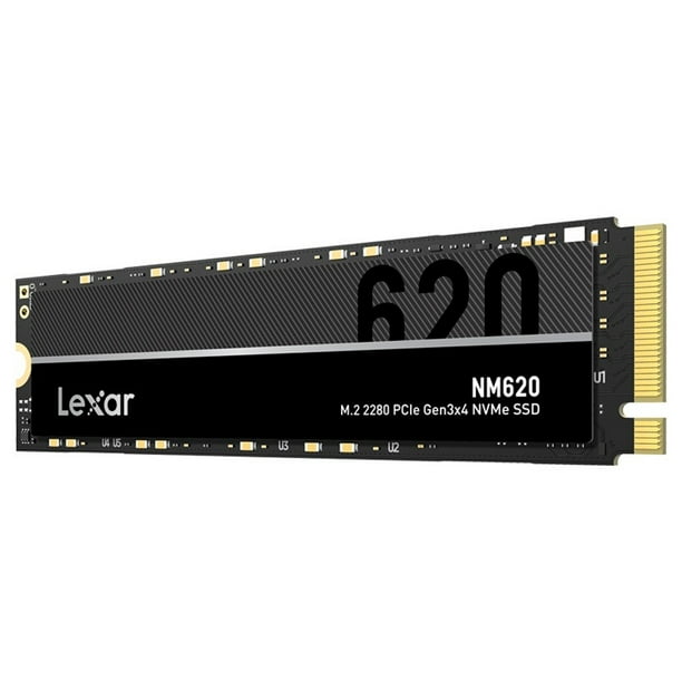 Lexar NM620 disque dur SSD Interne 1To M.2 2280 PCIe Gen3x4 NVMe