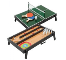 shuffleboard bowling set