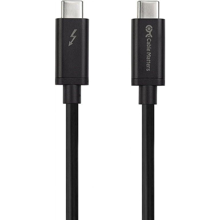 Cable Matters - Cable de monitor USB C a USB C de 10 Gbps de 3 pies/