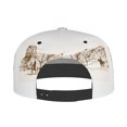 thumbnail image 5 of Flat Bill Trucker Hats for Women Men - Western Desert Cowboys Adjustable Flat Baseball Cap Snapback Hats Dad Hats for Men, 5 of 7