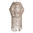 thumbnail image 3 of Truu Design Hand Crafted Macrame Hanging Lamp Shade, 3 of 3