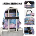 thumbnail image 3 of FORMRS Mini Backpack Purse for Women Travel Daypack Casual Shoulder Bag, Pink Marble Pattern, 3 of 7