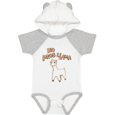 

Inktastic No Prob Llama Cute Llama Gift Baby Boy or Baby Girl Bodysuit