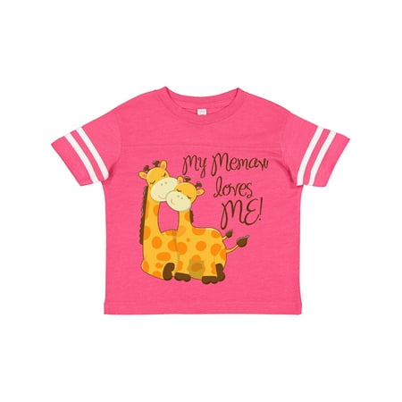

Inktastic My Memaw Loves Me! Gift Toddler Boy or Toddler Girl T-Shirt