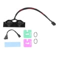 thumbnail image 2 of Disipador de calor con ventilador de refrigeración Radiadores de estado sólido para computadoras de escritorio ngff nvme SATA3, 2 of 12