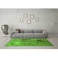thumbnail image 3 of Ahgly Company Indoor Rectangle Oriental Green Industrial Area Rugs, 2' x 4', 3 of 4