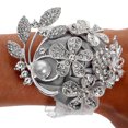 thumbnail image 2 of Ramillete de muñeca para boda, elegante ramillete de muñeca con diamantes de imitación para damas de honor, ramillete de novia, pulsera con diamantes de imitación, ramillete para mujer, joyería nupc, 2 of 5