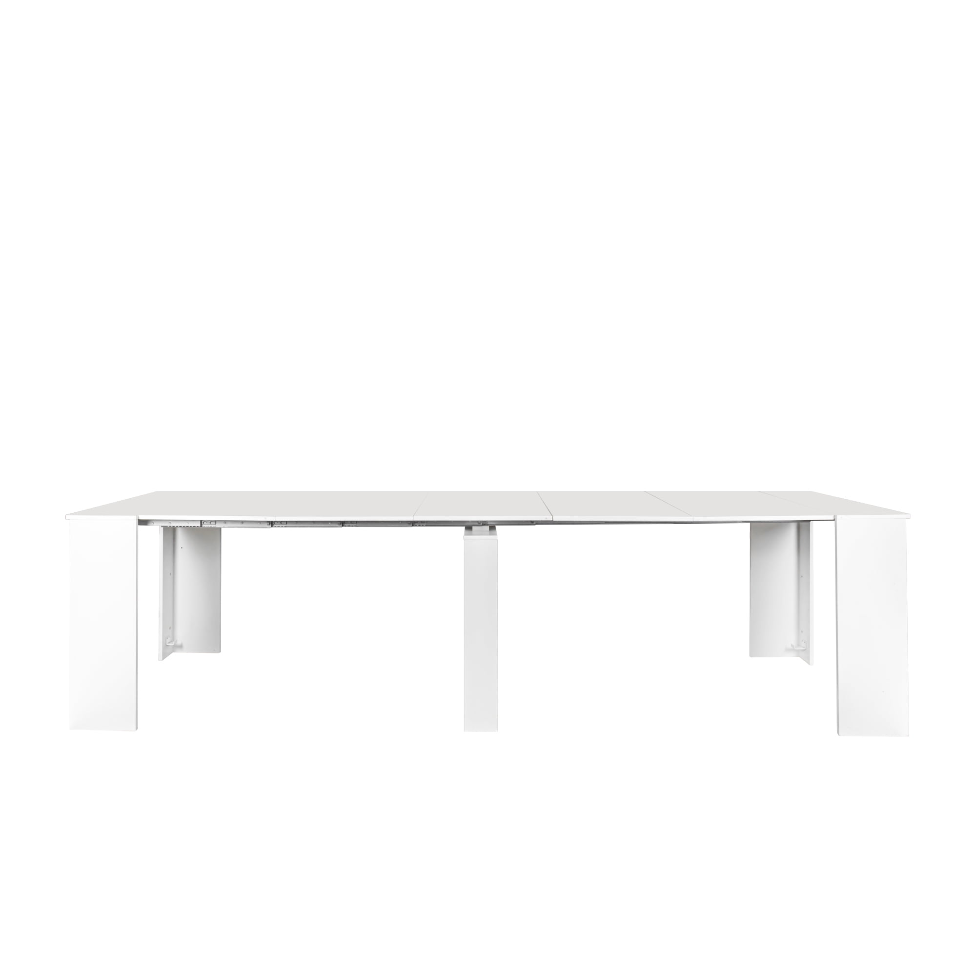 Nightstand with 2 Drawers & Open Shelf, Modern Bedside Table, Black