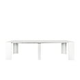 thumbnail image 5 of Multifunctional extendable console table, White, 5 of 7