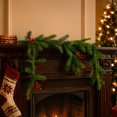 thumbnail image 2 of Clearance! Christmas Garland 6FT Artificial Pine Wreath with Berries for Fireplace Mantel Staircase Railing Holiday Party Indoor Outdoor Home Decoration Xmas Seasonal Decor, 2 of 6