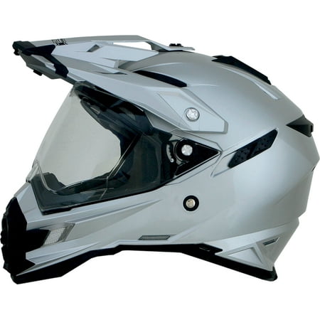 AFX FX-41DS Solid Helmet Silver Md 0110-3756