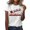 A670 White, variant on Yuncity Women Christmas T Shirt Plaid Xmas Casual Loose Fit Tshirts Fall Winter Short Sleeve Crew Neck Stylish Cozy Soft Outdoor Activities Tees Size L Black
