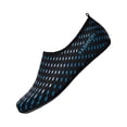 thumbnail image 3 of Hiking Barefoot Shoes for Women Zero Drop Lightweight Breathable Non-Slip Wide Toe Box Minimalist Athletic Footwear for Hiking Walking Running Swimming Beach Use,Blue 38, 3 of 4