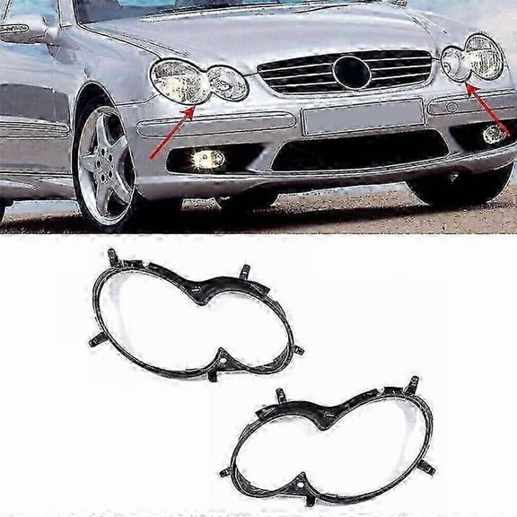 1Pair Left Right Headlight Light Lamp Gasket
