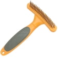thumbnail image 4 of Brosse de Toilettage pour Chien Brosse à Démaquiller Outil de Perte de Dents à Double Rangée, 4 of 5