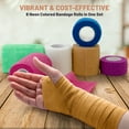 thumbnail image 5 of MEDca Self Adhesive Cohesive Bandages - 1" 2" 3" x 5 Yards, 6 Count ( Pack of 1), 5 of 10