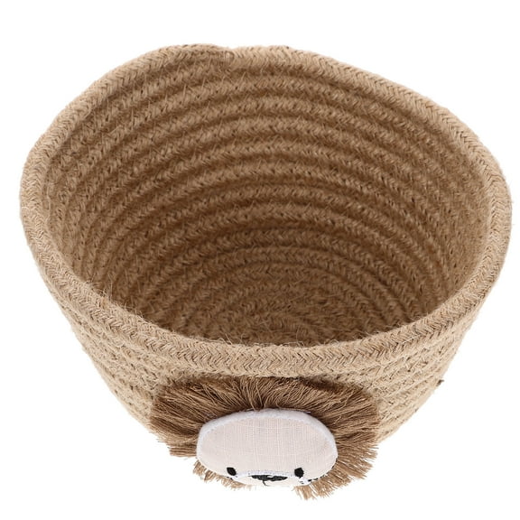 PAMINGONO Decorative Bins Woven Storage Baskets Jute Multi 1Set