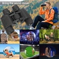 thumbnail image 2 of HLONK Portable Binoculars  Suitable for Bird Watching  Sports  Travel  Concerts  with Carrying Bag, 2 of 5