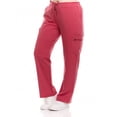 thumbnail image 2 of Women's Straight-Leg Scrub Pants – 4-Way Stretch - Stretch Comfort Fit, 6-Pocket Utility Design, Professional Workwear, Multiple Colors, 2 of 6