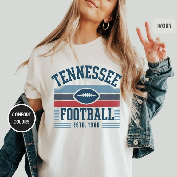 Velto Vintage Tennessee Football T-shirt, Retro Football Tee, Tennessee shirt. Fan Gift, Unisex Graphic, Distressed Football tee All Size S-5XL