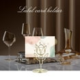 thumbnail image 4 of 20 Pack Table Number Holder Photo Clips Tulip Shaped Sign Stand Name Card for Centerpieces Wedding Birthday Party Home Decoration, 4 of 7