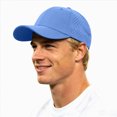 thumbnail image 5 of HCNTES Quick Dry Baseball Cap Mesh Snapback Hat Sun and Rain Protection Golf Ball Cap for Men Women Blue, 5 of 5