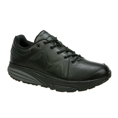 MBT Shoes Men's Simba Trainer Athletic Shoe: 7 Medium (D) Black/Black/Leather