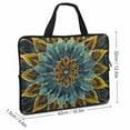 thumbnail image 2 of WERPE Sacred Geometry Diving Fabric Laptop Bag Laptop Carrying Bag 17inch, 2 of 5