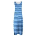 thumbnail image 4 of Liquidation d'Été 2025! Robe Grande Taille pour Femmes, Liquidation d'Été pour Femmes, Robe d'Été Sexy Mode Imprimée Sans Manches Col Rond, 4 of 5