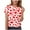 Multicolor 4, variant on LckLvx Valentine Shirts for Girls Trendy Cute Tie Dye Short Sleeve T-Shirts Heart Print Casual Round Neck Blouse Tops