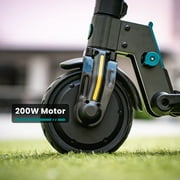 GOTRAX G2Plus Foldable Electric Scooter for Adult Teens Age of 8+ with 6 Tires, 200W 12mph, Gray