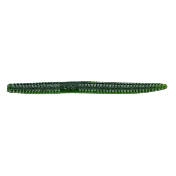Yamamoto Baits Senko Soft Plastic Worm 5" - Green Pumpkin/Black Flake
