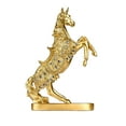 thumbnail image 2 of TTJ Horse Figurine Resin Hand Carved Desktop Decorative Ornament Realistic Horse Sculpture for Home Living Room Study Office Gift Horse Figurine Ornament, 2 of 8