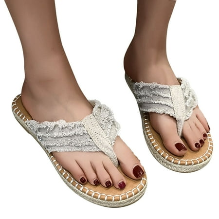 

Gubotare Women Slippers Slippers for Women and Men Thick Platform Summer Beach Eva Soft Sole Slide Sandals Leisure Shower Quick Drying Bathroom Gray