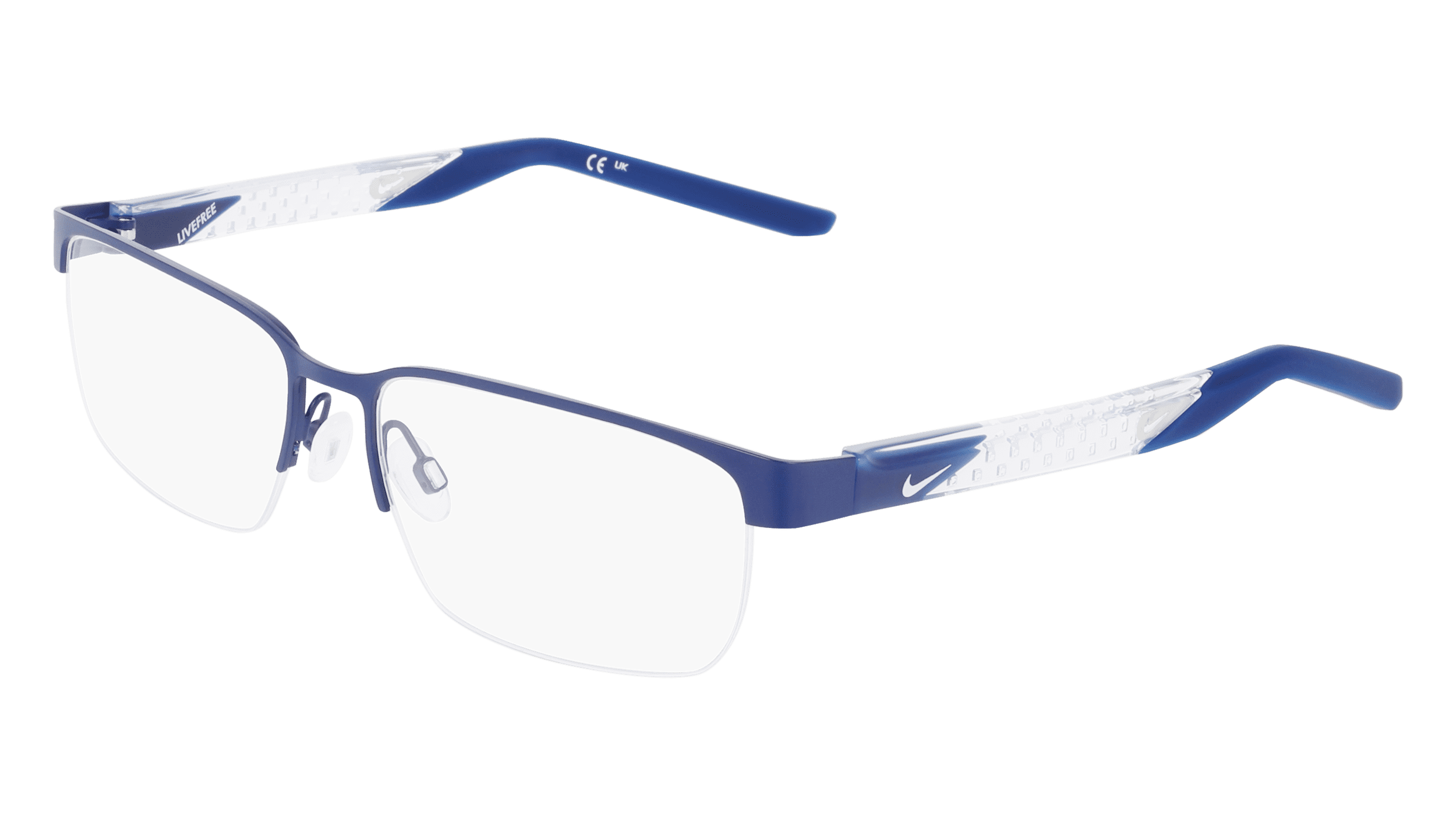 Nike 7280 Unisex Eyeglasses, Gunsmoke Fade, Full Rim, Size
